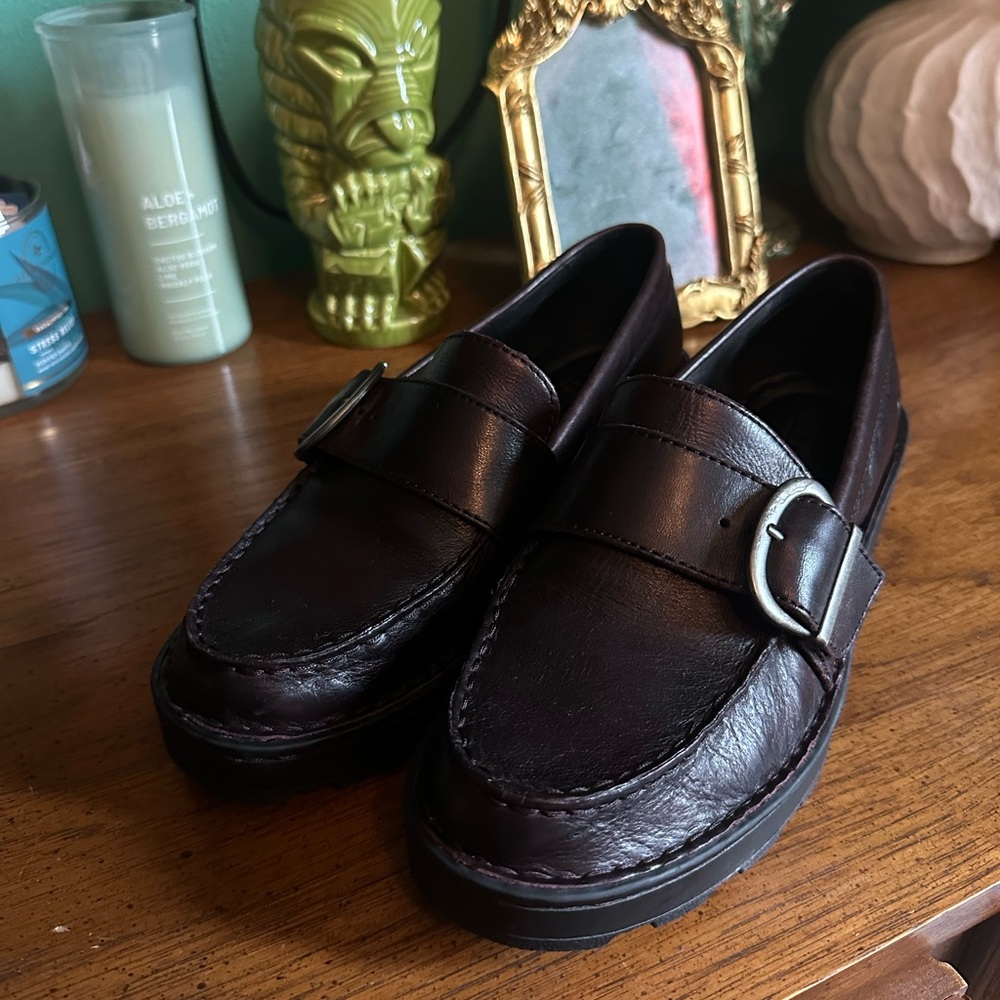Born oxblood leather Loafer